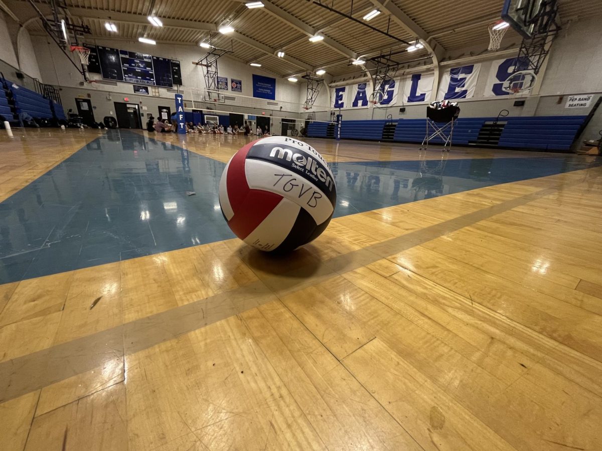 Taft Main Gym, Girl's volleyball practice